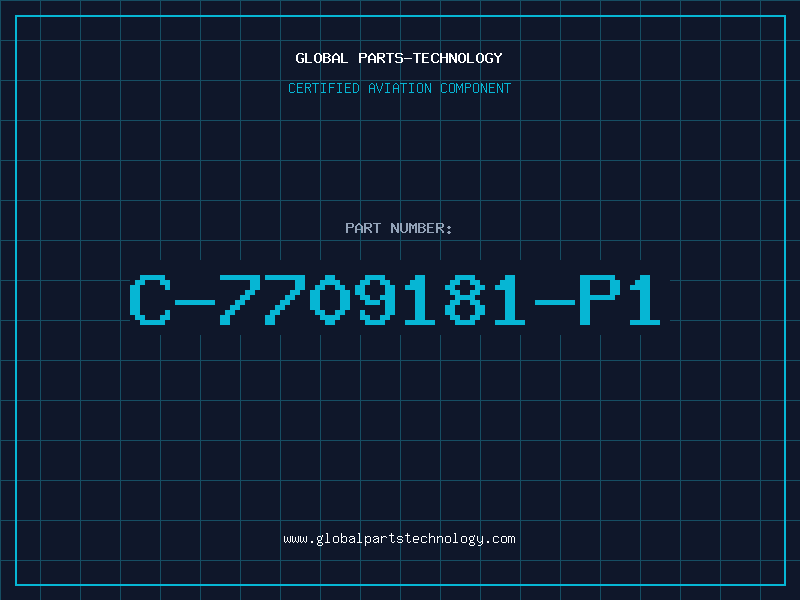 Aviation Part C-7709181-P1