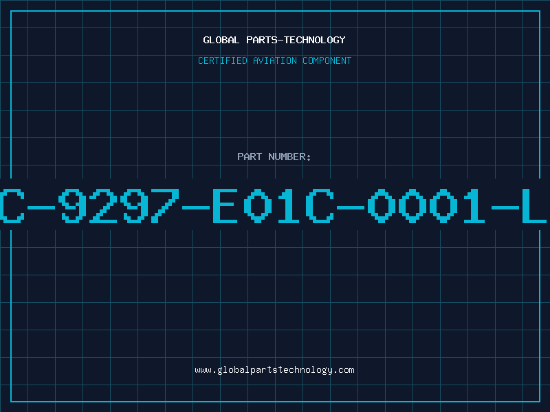 Aviation Part C-9297-E01C-0001-L