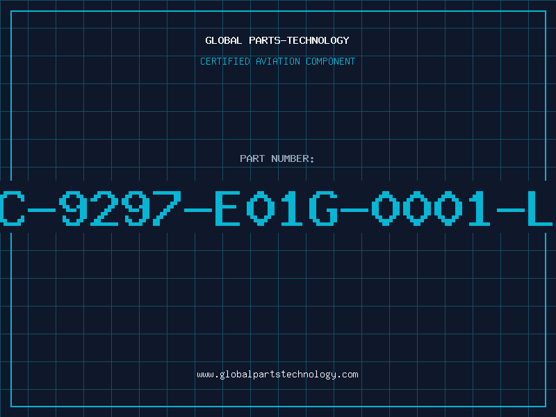 Aviation Part C-9297-E01G-0001-L