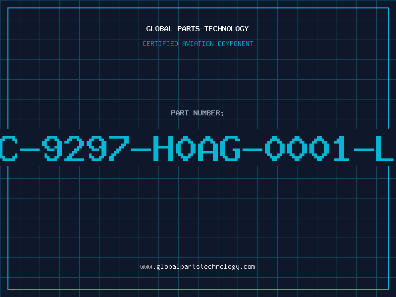 Aviation Part C-9297-H0AG-0001-L
