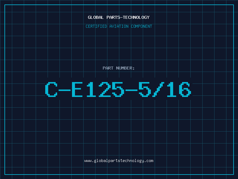 Aviation Part C-E125-5/16