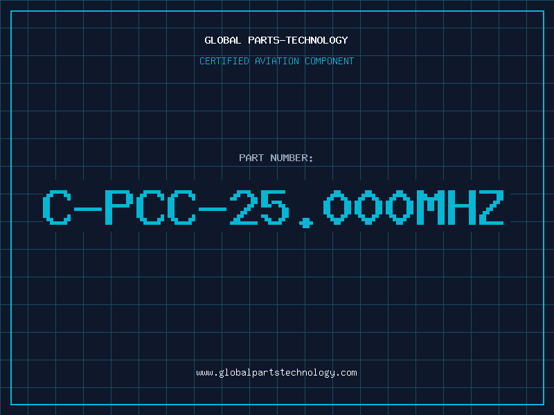 Aviation Part C-PCC-25.000MHZ