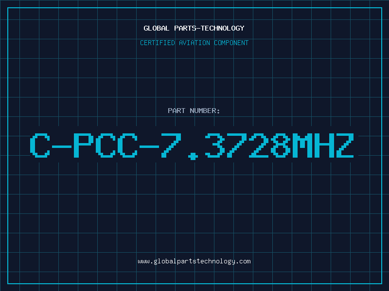 Aviation Part C-PCC-7.3728MHZ