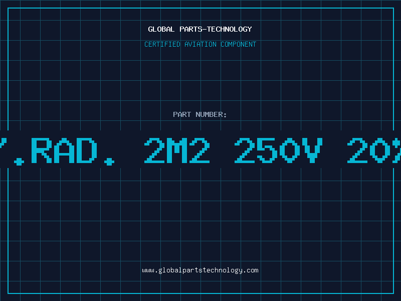 Aviation Part C.POLY.RAD. 2M2 250V 20% R=22