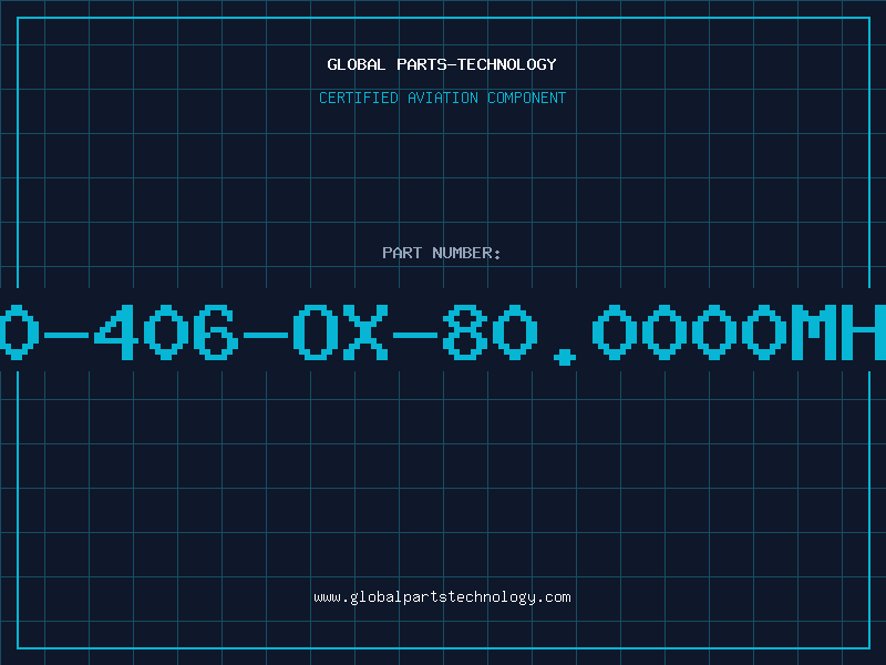 Aviation Part C0-406-OX-80.0000MHZ