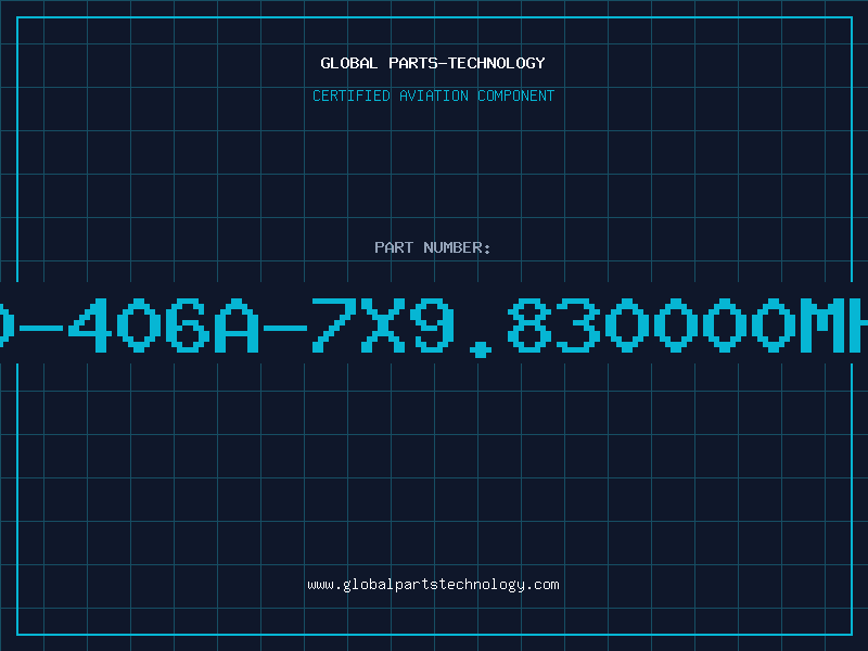 Aviation Part C0-406A-7X9.830000MHZ