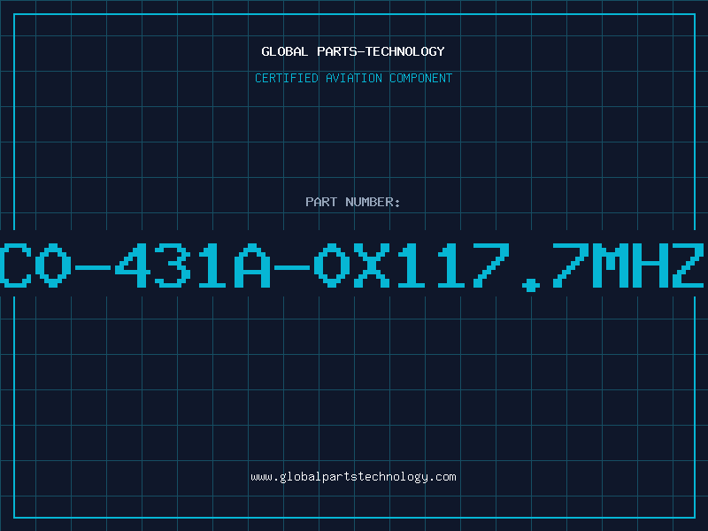 Aviation Part C0-431A-0X117.7MHZ