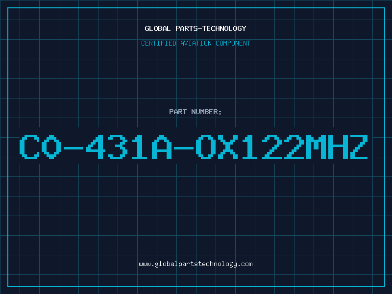 Aviation Part C0-431A-OX122MHZ
