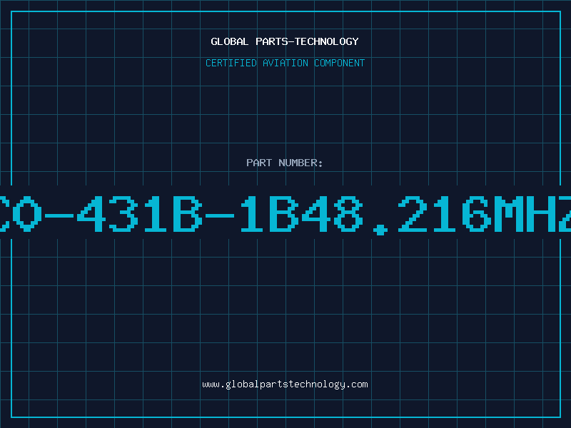 Aviation Part C0-431B-1B48.216MHZ