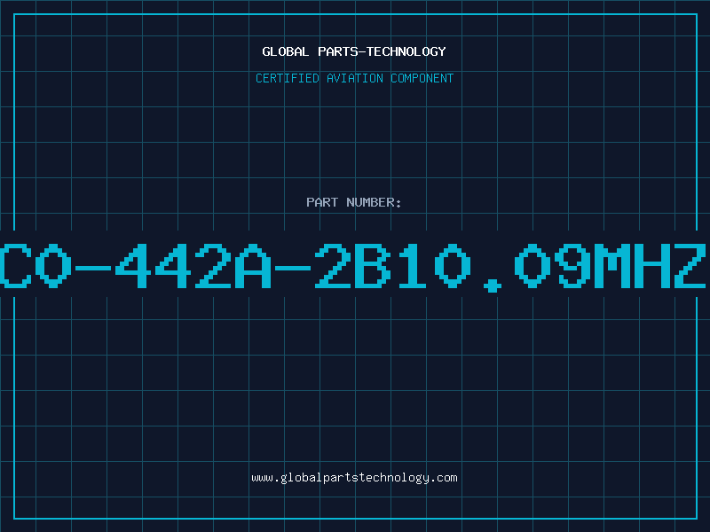 Aviation Part C0-442A-2B10.09MHZ