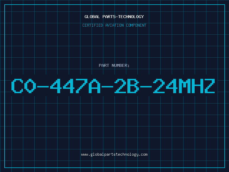 Aviation Part C0-447A-2B-24MHZ