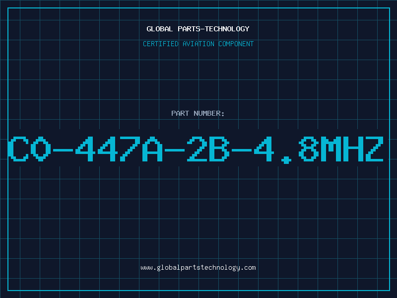 Aviation Part C0-447A-2B-4.8MHZ