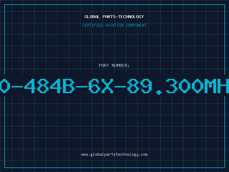 Aviation Part C0-484B-6X-89.300MHZ