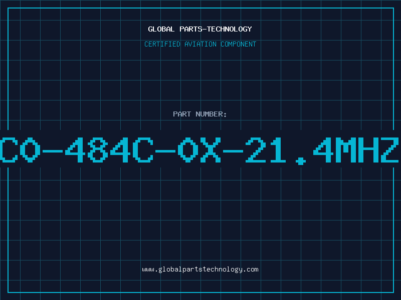 Aviation Part C0-484C-0X-21.4MHZ