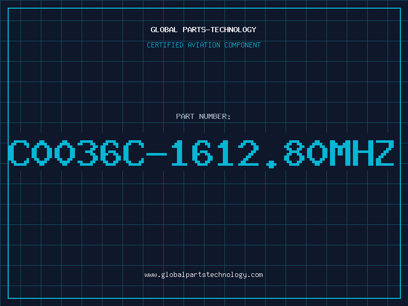 Aviation Part C0036C-1612.80MHZ
