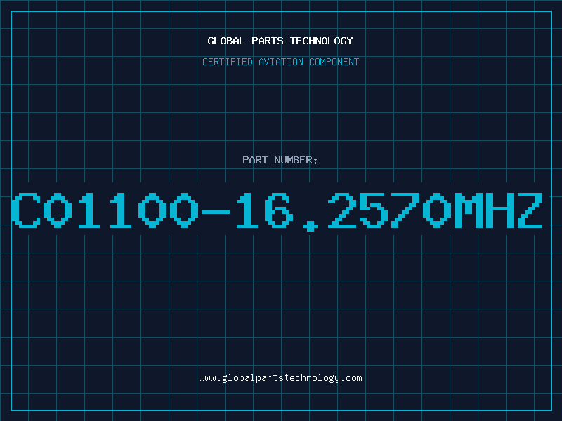 Aviation Part C01100-16.2570MHZ