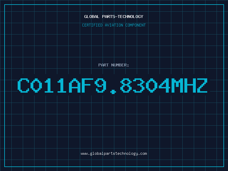 Aviation Part C011AF9.8304MHZ