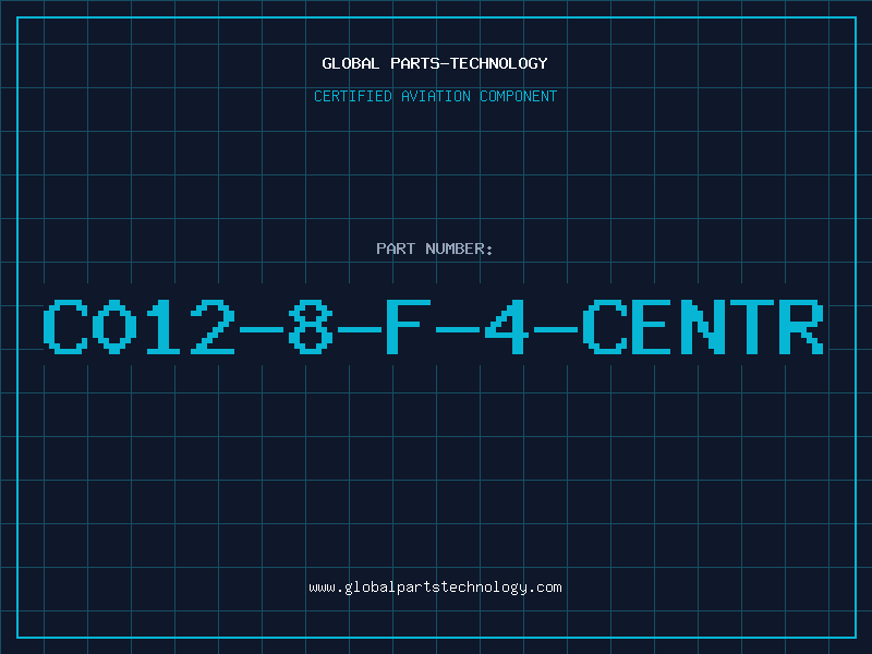 Aviation Part C012-8-F-4-CENTR