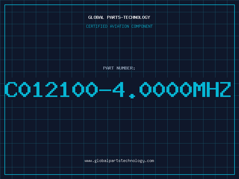 Aviation Part C012100-4.0000MHZ