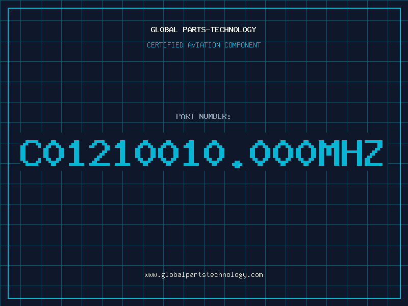 Aviation Part C01210010.000MHZ