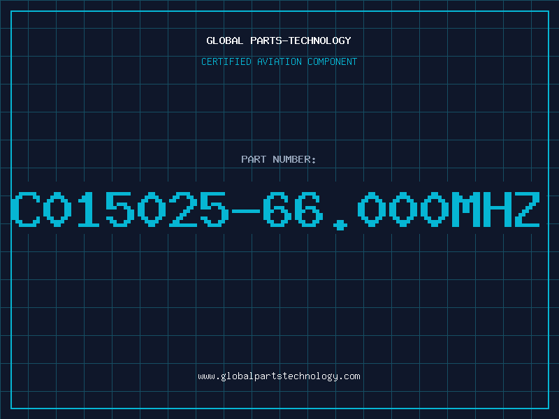 Aviation Part C015025-66.000MHZ