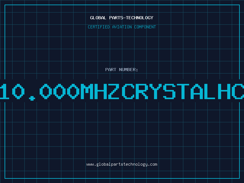 Aviation Part C10.000MHZCRYSTALHC4