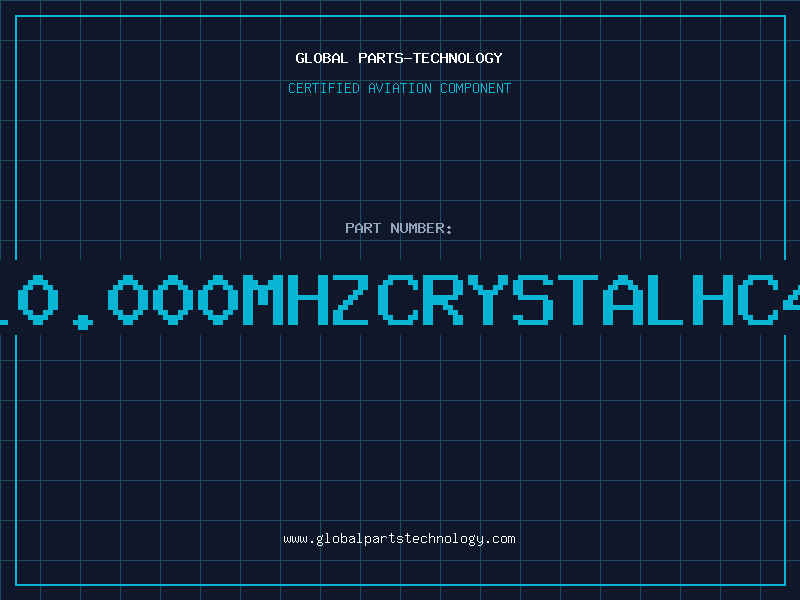 Aviation Part C10.000MHZCRYSTALHC49
