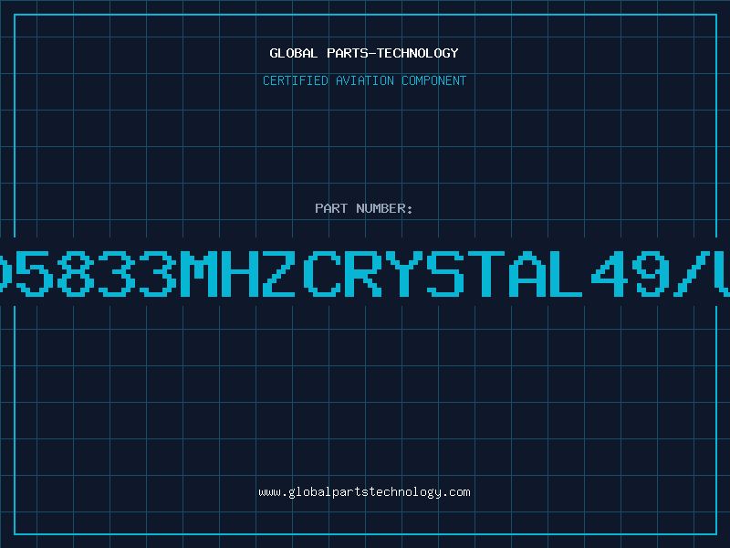Aviation Part C10.05833MHZCRYSTAL49/U2PIN