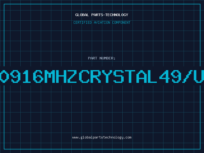 Aviation Part C10.0916MHZCRYSTAL49/U2PIN