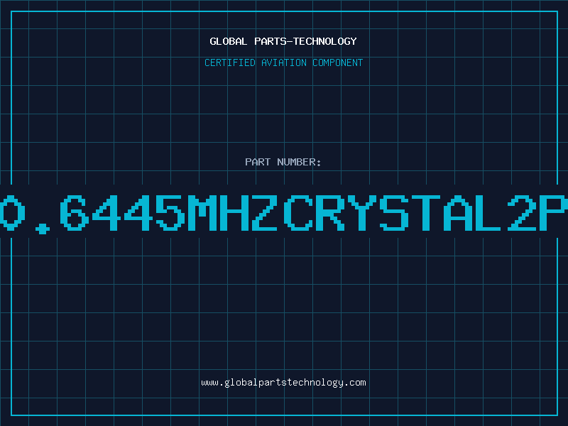 Aviation Part C10.6445MHZCRYSTAL2PIN