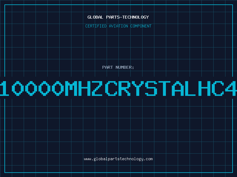 Aviation Part C10000MHZCRYSTALHC49