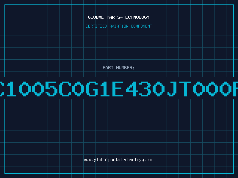 Aviation Part C1005C0G1E430JT000P