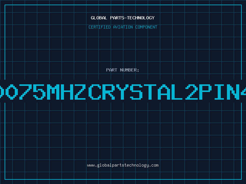 Aviation Part C10075MHZCRYSTAL2PIN49U