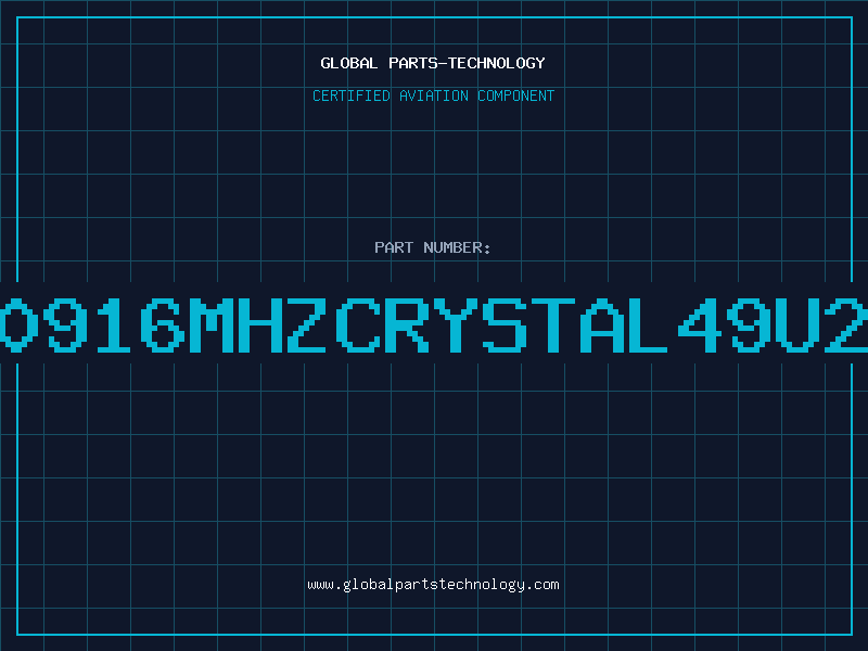 Aviation Part C100916MHZCRYSTAL49U2PIN