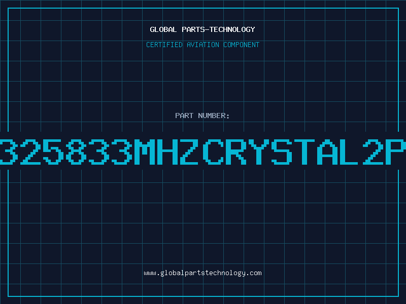 Aviation Part C1325833MHZCRYSTAL2PIN