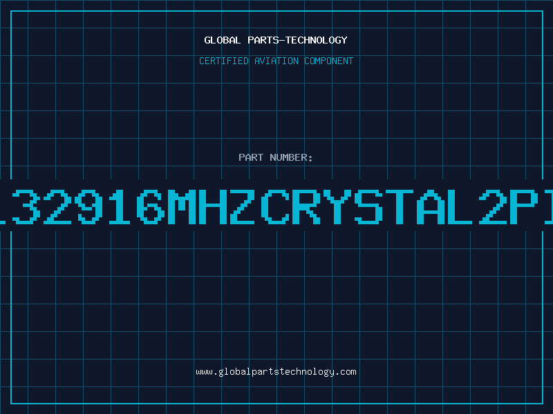 Aviation Part C132916MHZCRYSTAL2PIN