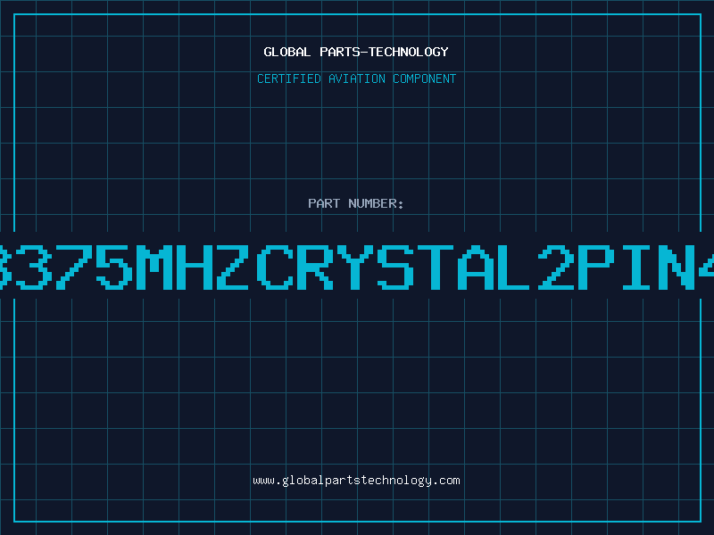 Aviation Part C13375MHZCRYSTAL2PIN49U