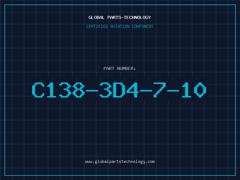 Aviation Part C138-3D4-7-10
