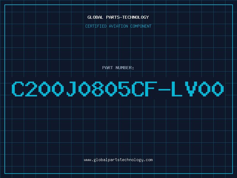 Aviation Part C200J0805CF-LV00