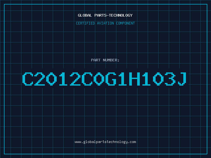 Aviation Part C2012C0G1H103J