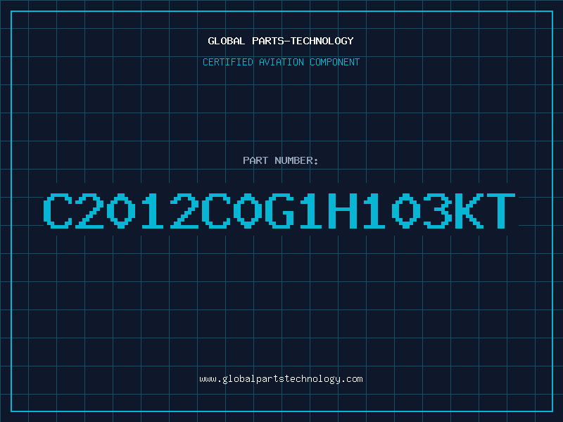 Aviation Part C2012C0G1H103KT