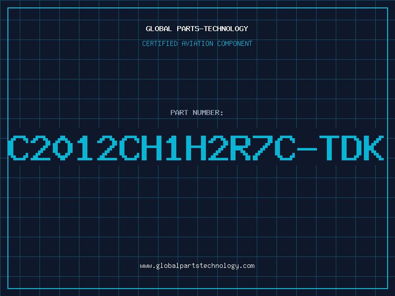 Aviation Part C2012CH1H2R7C-TDK