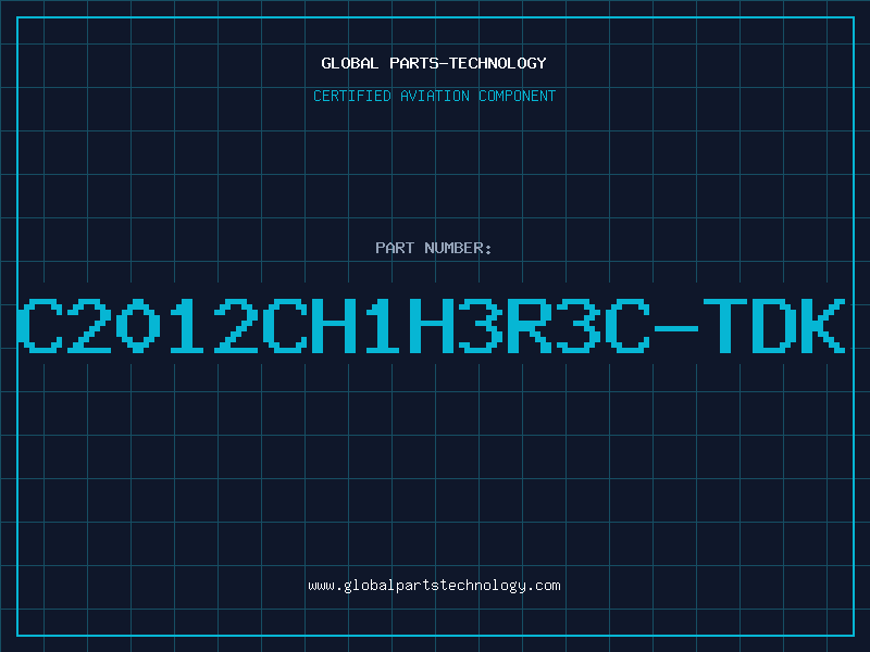 Aviation Part C2012CH1H3R3C-TDK