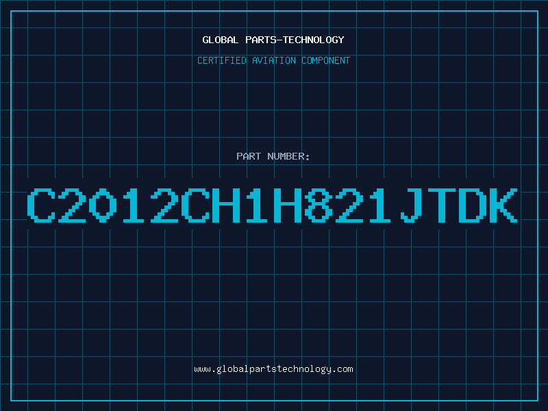 Aviation Part C2012CH1H821JTDK