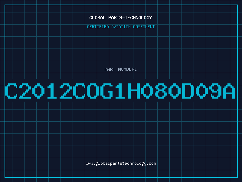 Aviation Part C2012COG1H080D09A