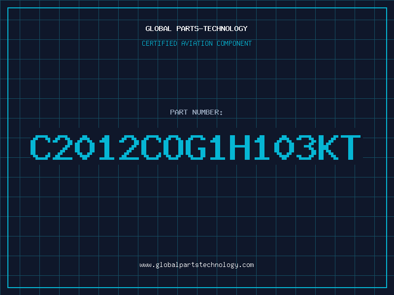 Aviation Part C2012COG1H103KT