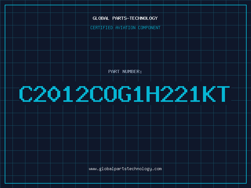 Aviation Part C2012COG1H221KT