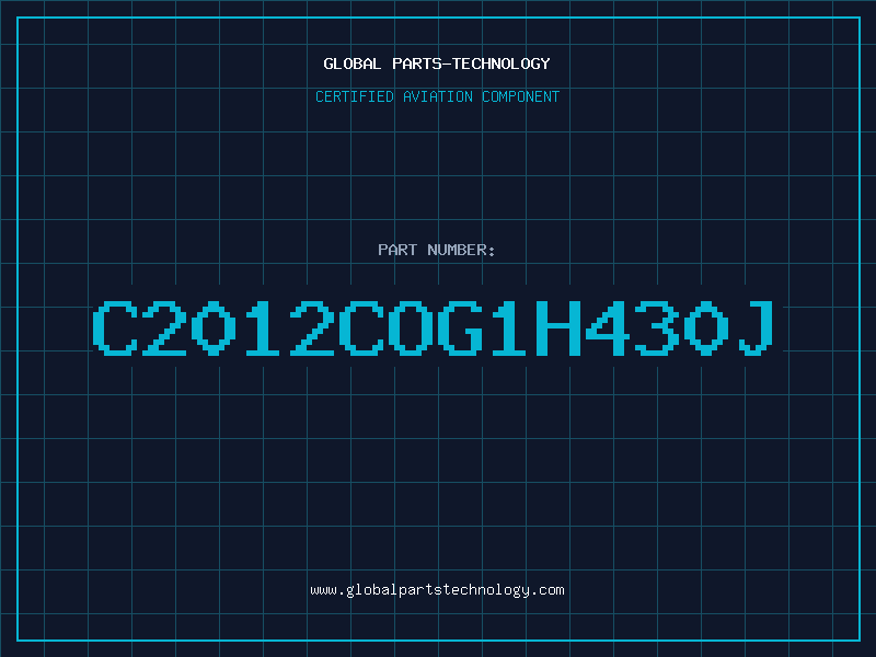 Aviation Part C2012COG1H430J