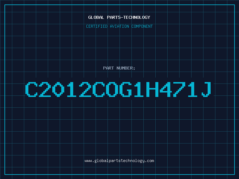 Aviation Part C2012COG1H471J
