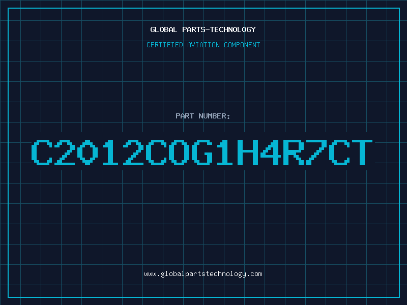 Aviation Part C2012COG1H4R7CT